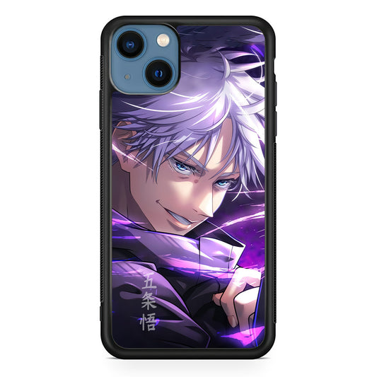 Jujutsu Kaisen Satoru Aura iPhone 15 Case