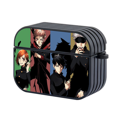 Jujutsu Kaisen Satoru Gojo And Team Hard Plastic Case Cover For Apple Airpods Pro