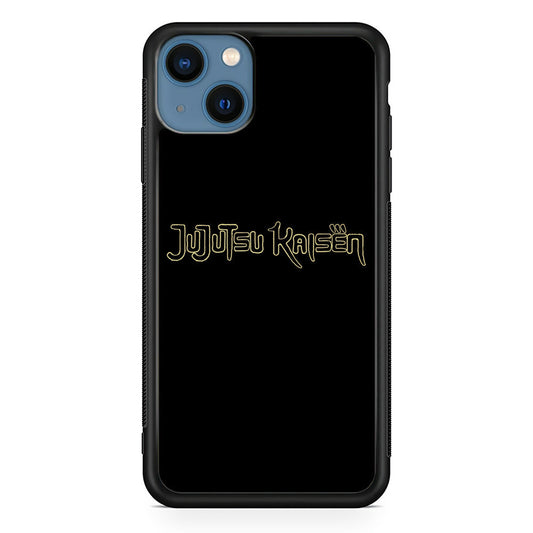 Jujutsu Kaisen Logo Black Gold  iPhone 14 Plus Case
