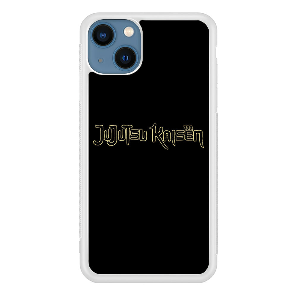 Jujutsu Kaisen Logo Black Gold  iPhone 14 Plus Case