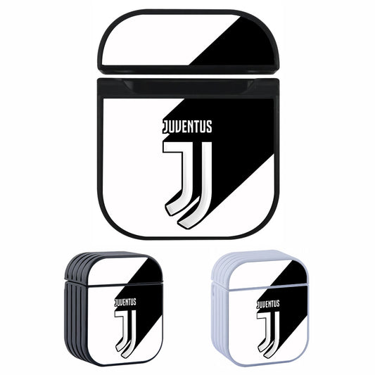 Juventus Logo And Shadow Hard Plastic Case Cover For Apple Airpods