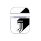 Juventus Logo And Shadow Hard Plastic Case Cover For Apple Airpods