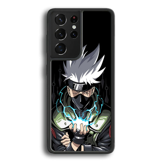 Kakashi Chidori And Sharingan Samsung Galaxy S23 Ultra Case - Ezzystore