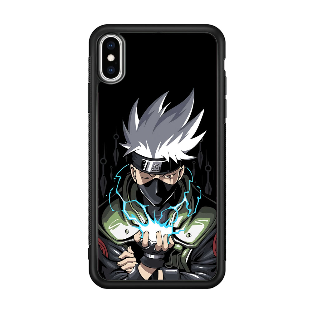 Kakashi Chidori And Sharingan iPhone Xs Max Case