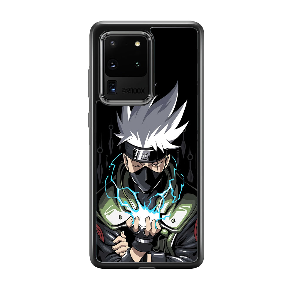 Kakashi Chidori And Sharingan Samsung Galaxy S20 Ultra Case