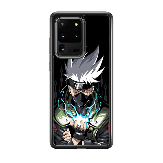 Kakashi Chidori And Sharingan Samsung Galaxy S20 Ultra Case
