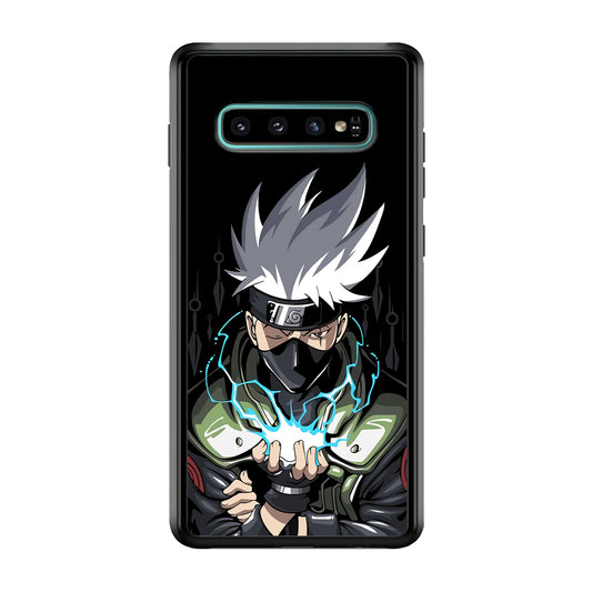 Kakashi Chidori And Sharingan Samsung Galaxy S10 Plus Case