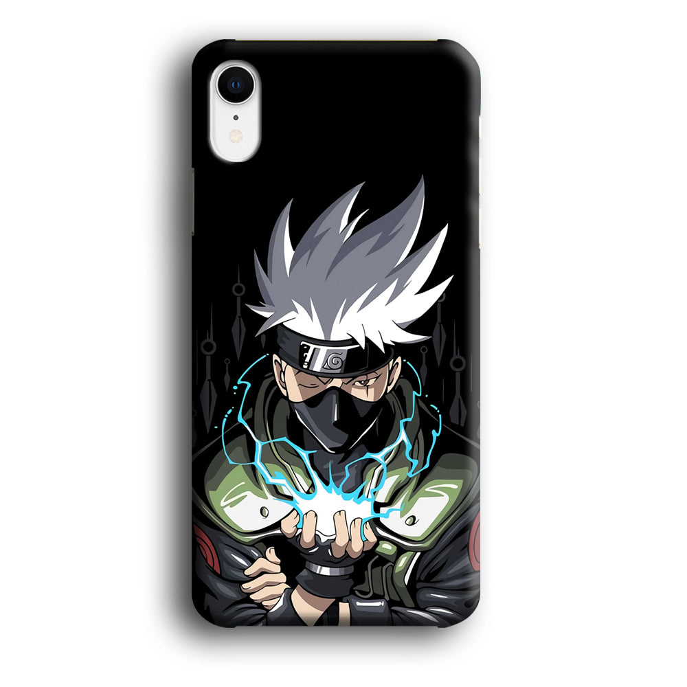 Kakashi Chidori And Sharingan iPhone XR Case