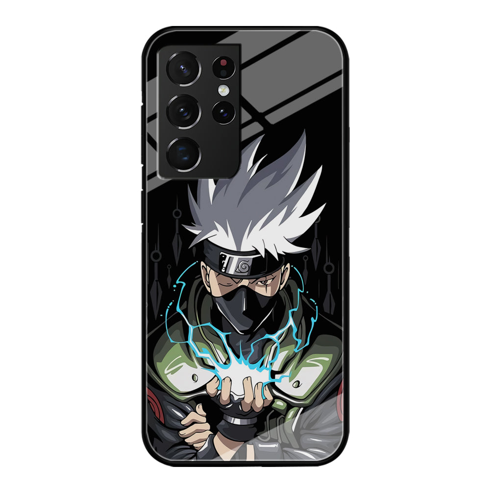 Kakashi Chidori And Sharingan Samsung Galaxy S21 Ultra Case