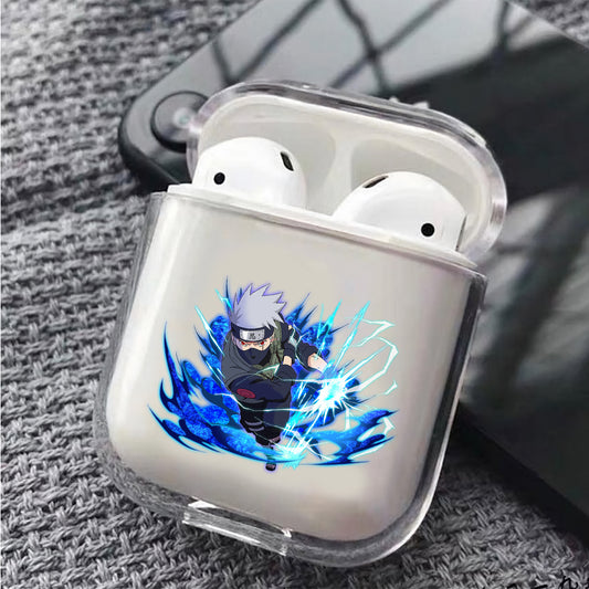 Kakashi Chidori Mangekyou Protective Clear Case Cover For Apple Airpods