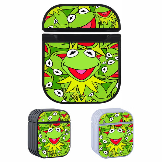 Kermit Smile Feel Happy Hard Plastic Case Cover For Apple Airpods