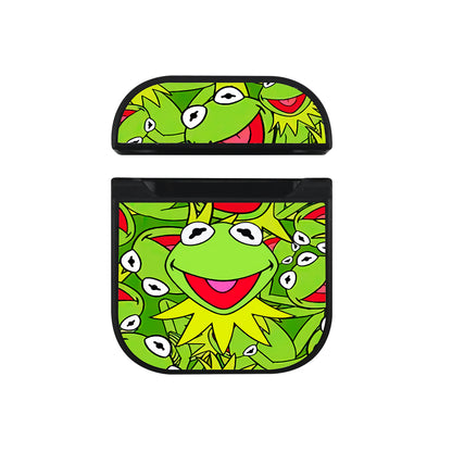Kermit Smile Feel Happy Hard Plastic Case Cover For Apple Airpods