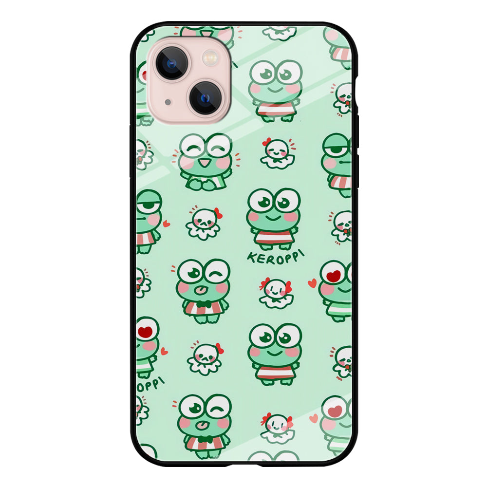 Keroppi Cute Expression iPhone 15 Case