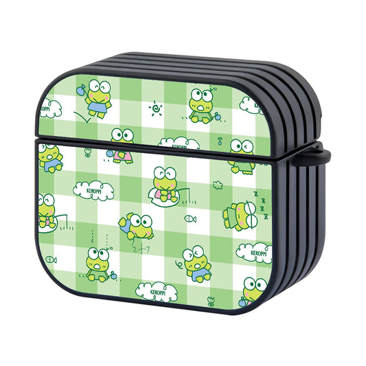 Keroppi Daily Activities Hard Plastic Case Cover For Apple Airpods 3 - Ezzystore