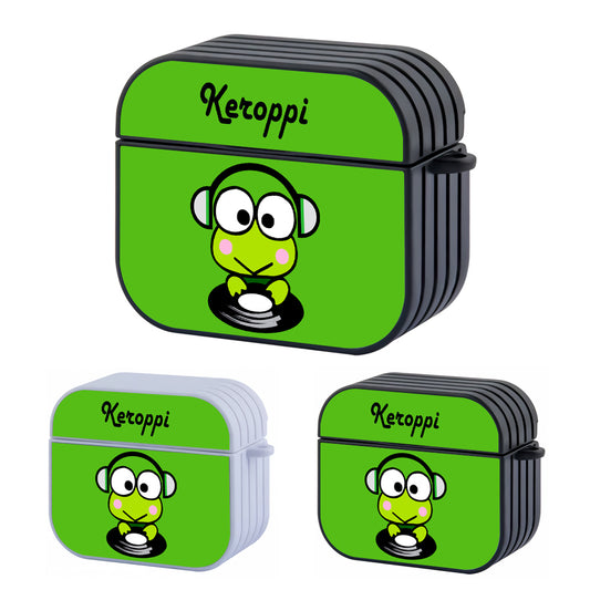 Keroppi Disk Jockey Hard Plastic Case Cover For Apple Airpods 3