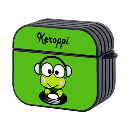 Keroppi Disk Jockey Hard Plastic Case Cover For Apple Airpods 3
