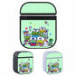 Keroppi Family Green Line Hard Plastic Case Cover For Apple Airpods