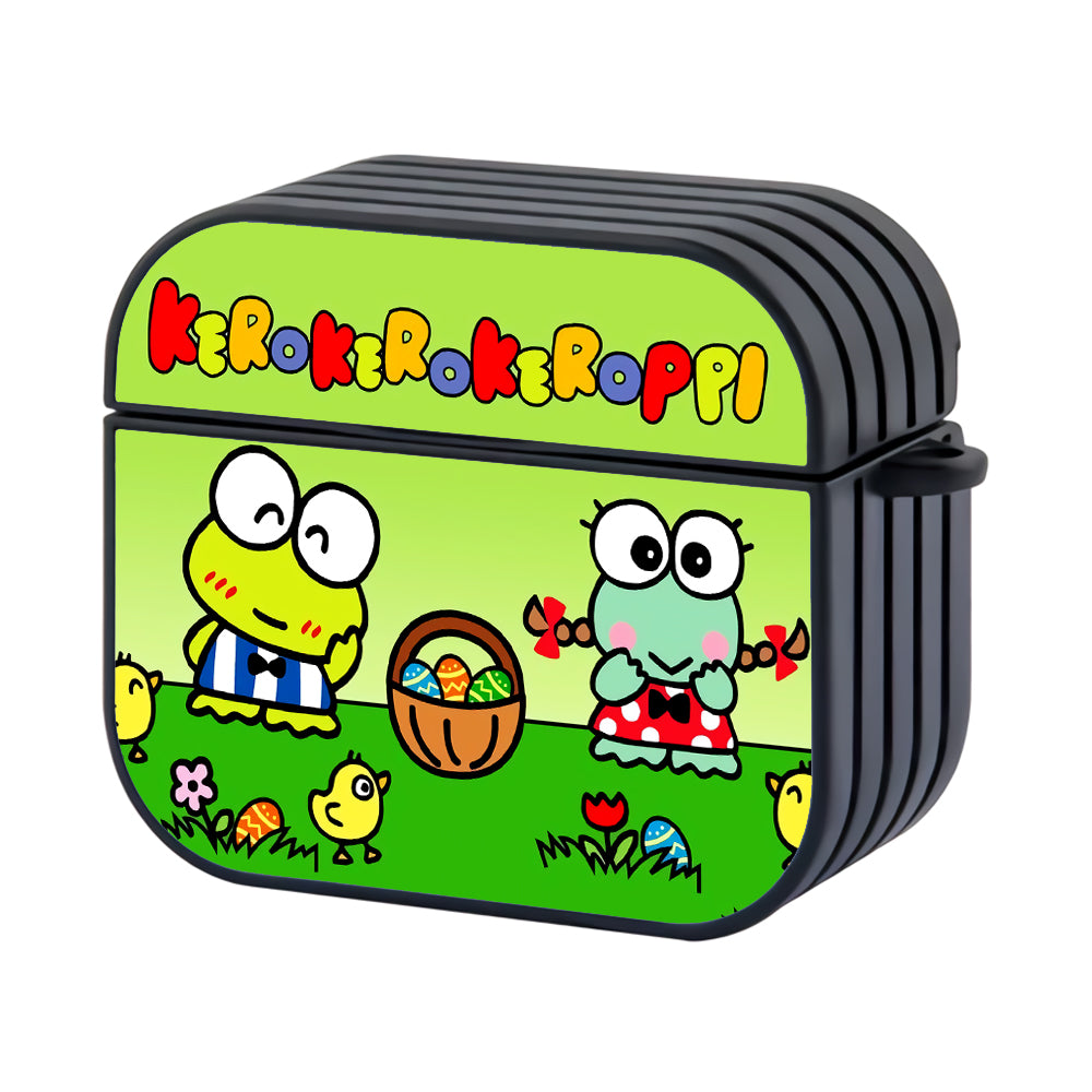 Keroppi Keroleen Couple Hard Plastic Case Cover For Apple Airpods 3