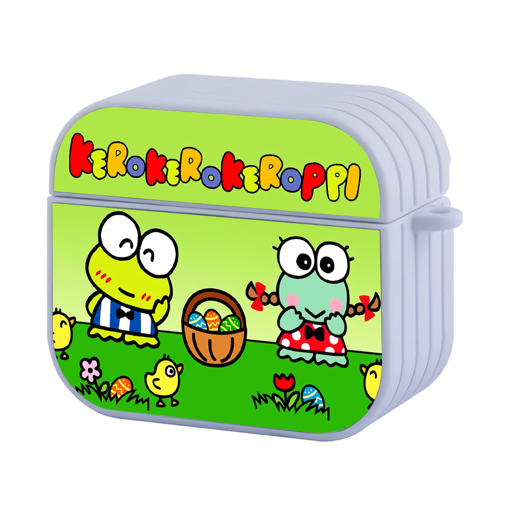 Keroppi Keroleen Couple Hard Plastic Case Cover For Apple Airpods 3