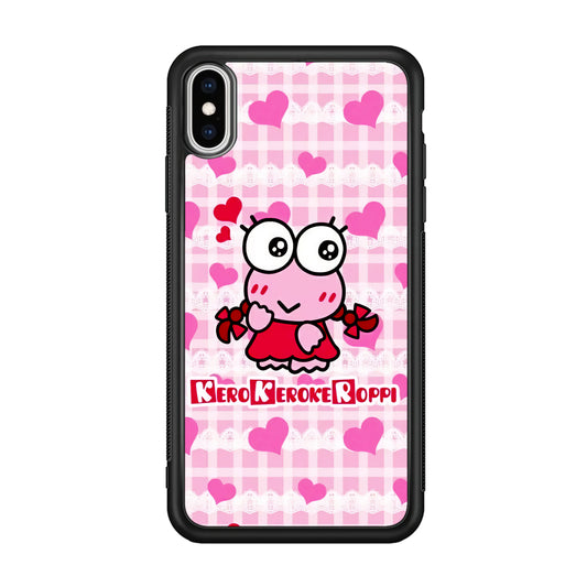 Keroppi Pink Cute iPhone XS Case