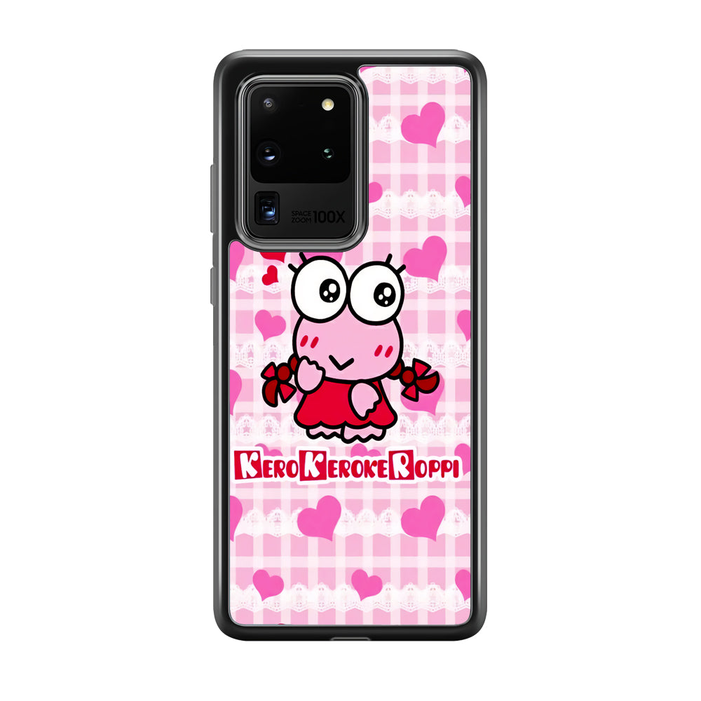 Keroppi Pink Cute Samsung Galaxy S20 Ultra Case