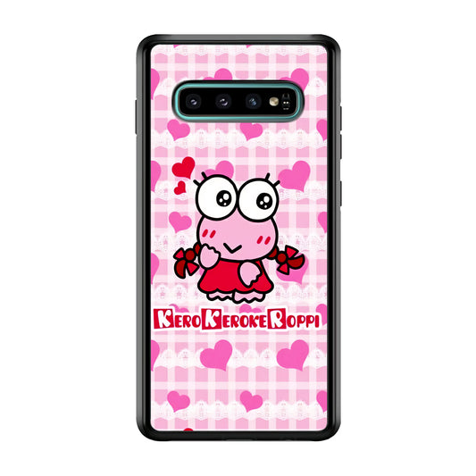 Keroppi Pink Cute Samsung Galaxy S10 Case