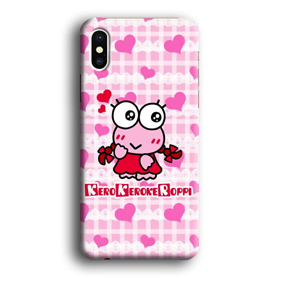Keroppi Pink Cute iPhone XS Case