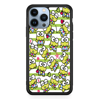 Keroppi Stripe iPhone 14 Pro Max Case