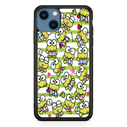 Keroppi Stripe iPhone 15 Plus Case