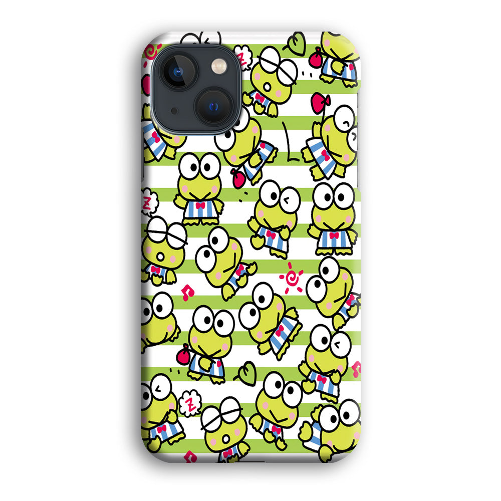 Keroppi Stripe iPhone 15 Plus Case