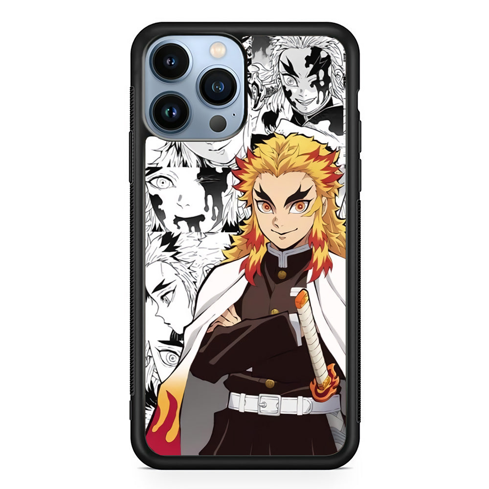 Kimetsu No Yaiba Rengoku iPhone 15 Pro Case