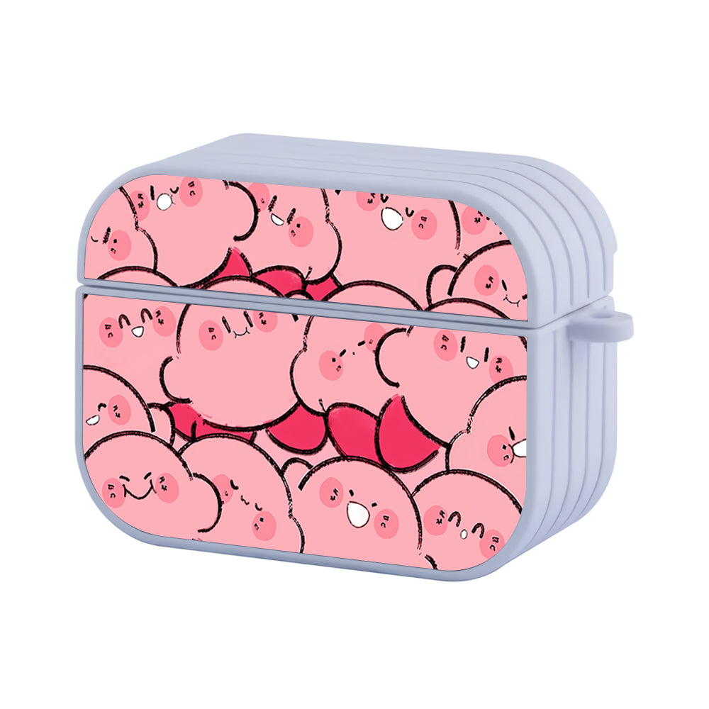 Kirby Character Doodle Hard Plastic Case Cover For Apple Airpods Pro