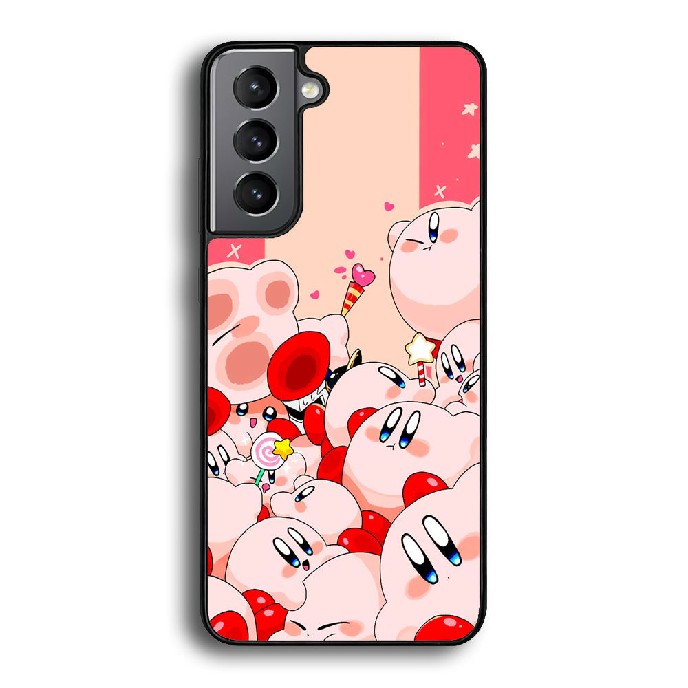 Kirby Cute Party Samsung Galaxy S23 Case - Ezzystore
