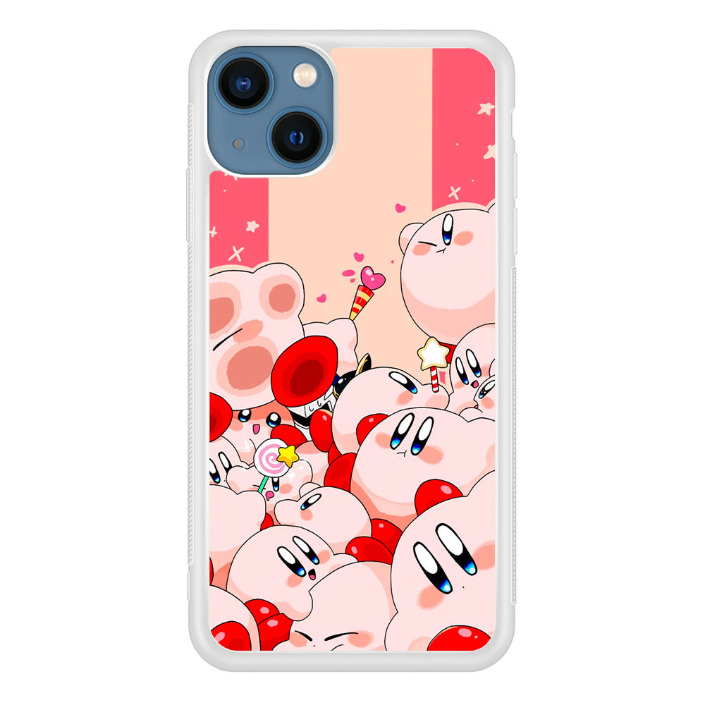 Kirby Cute Party iPhone 15 Case
