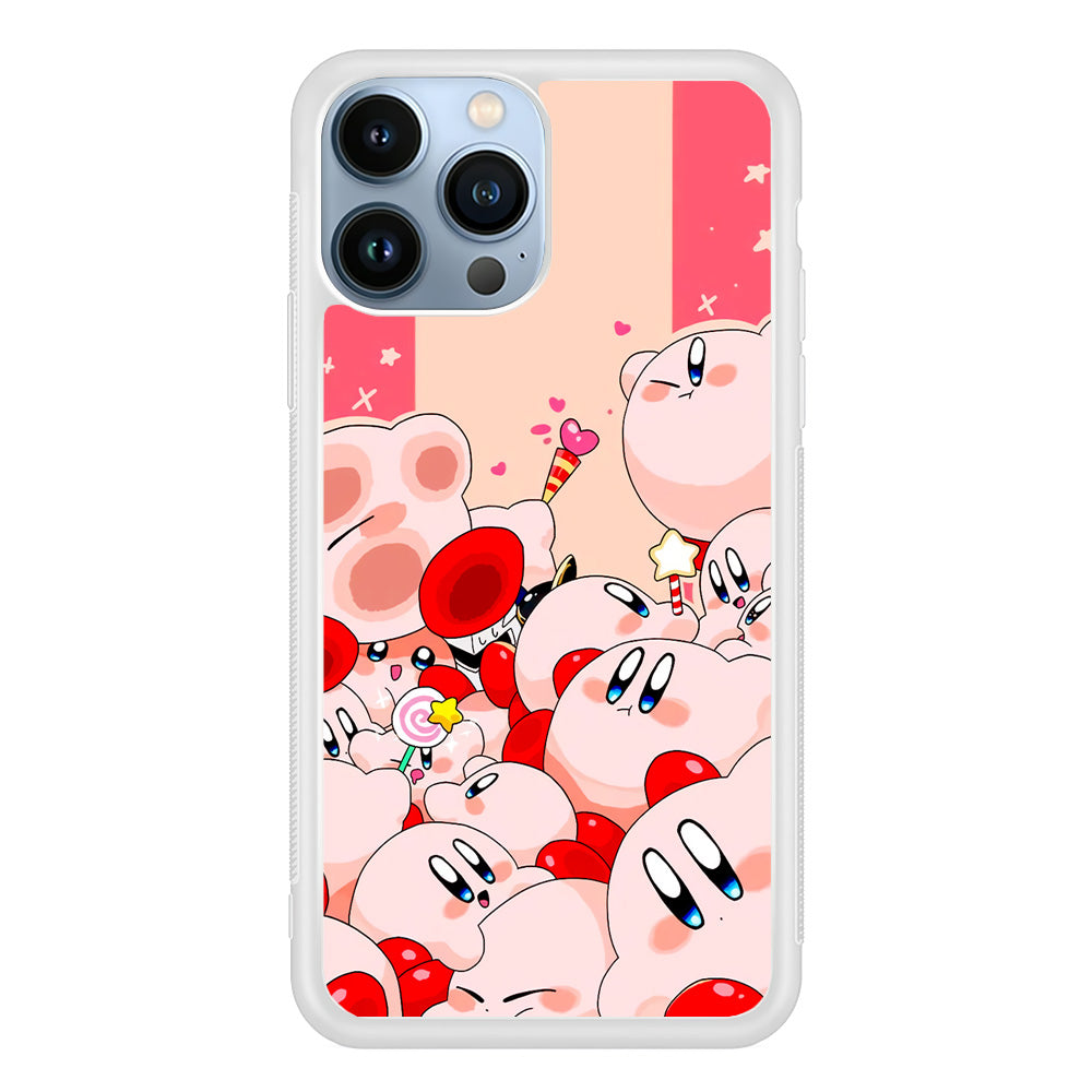 Kirby Cute Party iPhone 14 Pro Case