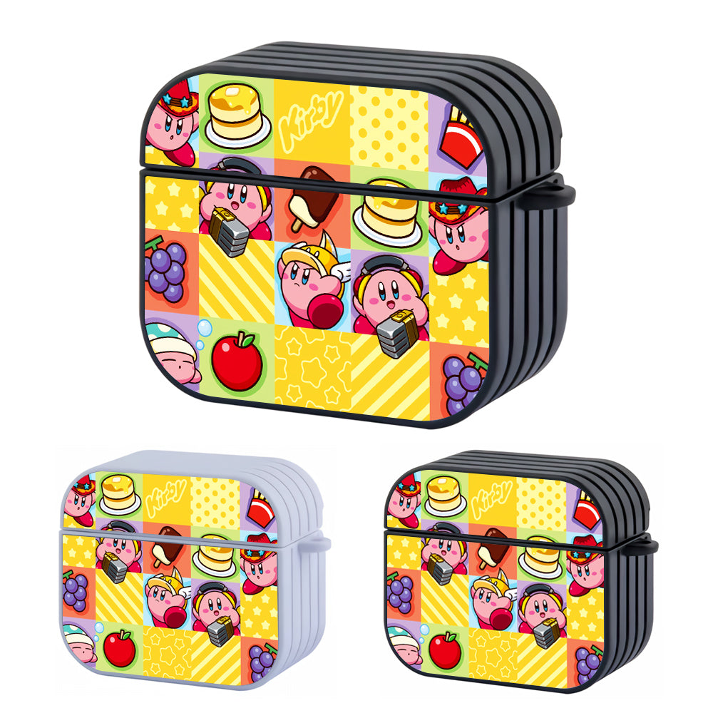 Kirby Food Art Hard Plastic Case Cover For Apple Airpods 3