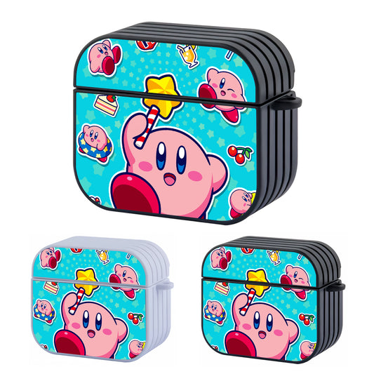 Kirby Sticker Hard Plastic Case Cover For Apple Airpods 3