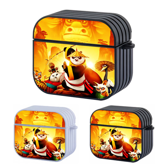 Kungfu Panda Team Hard Plastic Case Cover For Apple Airpods 3