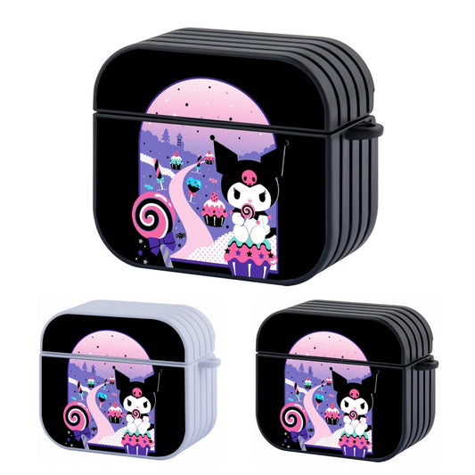 Kuromi Aesthetic Of Cake Hard Plastic Case Cover For Apple Airpods 3