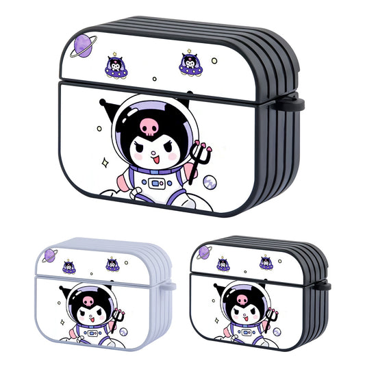 Kuromi Mode Of Astronaut Hard Plastic Case Cover For Apple Airpods Pro