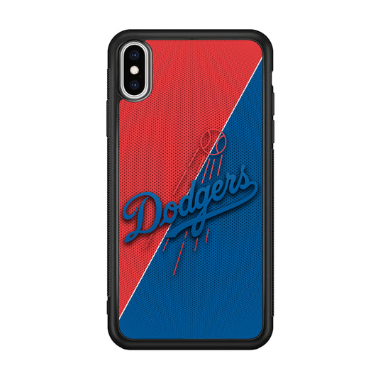 LA Dodgers Red And Blue Colour iPhone XS Case