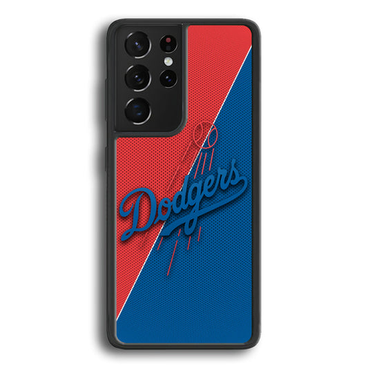 LA Dodgers Red And Blue Colour Samsung Galaxy S24 Ultra Case - Ezzystore