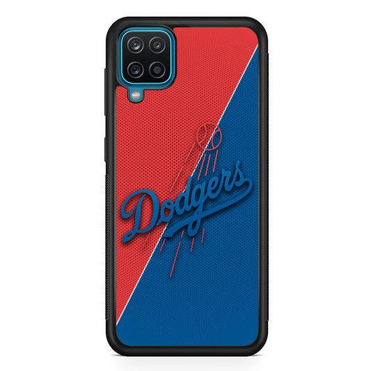 LA Dodgers Red And Blue Colour Samsung Galaxy A12 Case