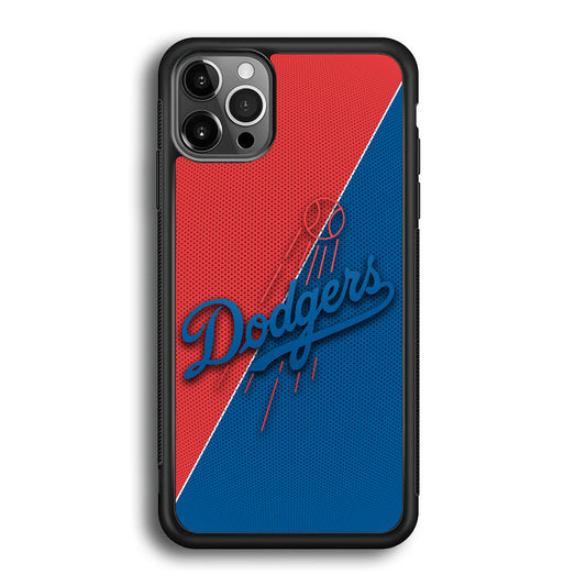 LA Dodgers Red And Blue Colour iPhone 12 Pro Case