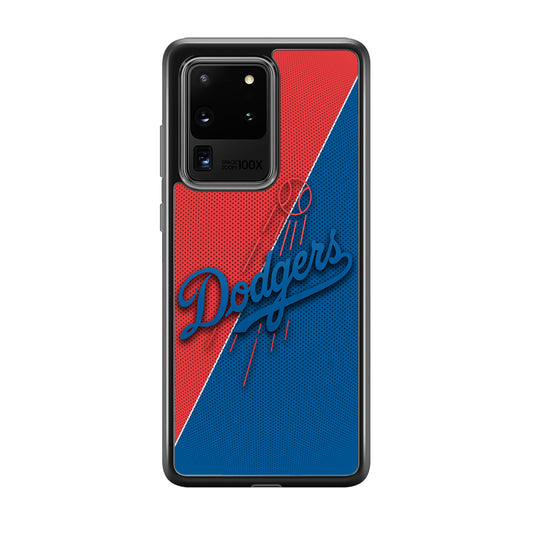 LA Dodgers Red And Blue Colour Samsung Galaxy S20 Ultra Case