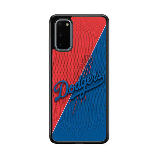 LA Dodgers Red And Blue Colour Samsung Galaxy S20 Case