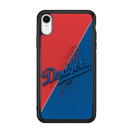 LA Dodgers Red And Blue Colour iPhone XR Case