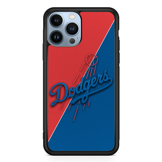 LA Dodgers Red And Blue Colour iPhone 14 Pro Case