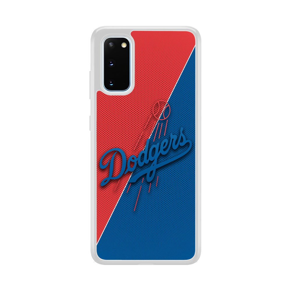 LA Dodgers Red And Blue Colour Samsung Galaxy S20 Case