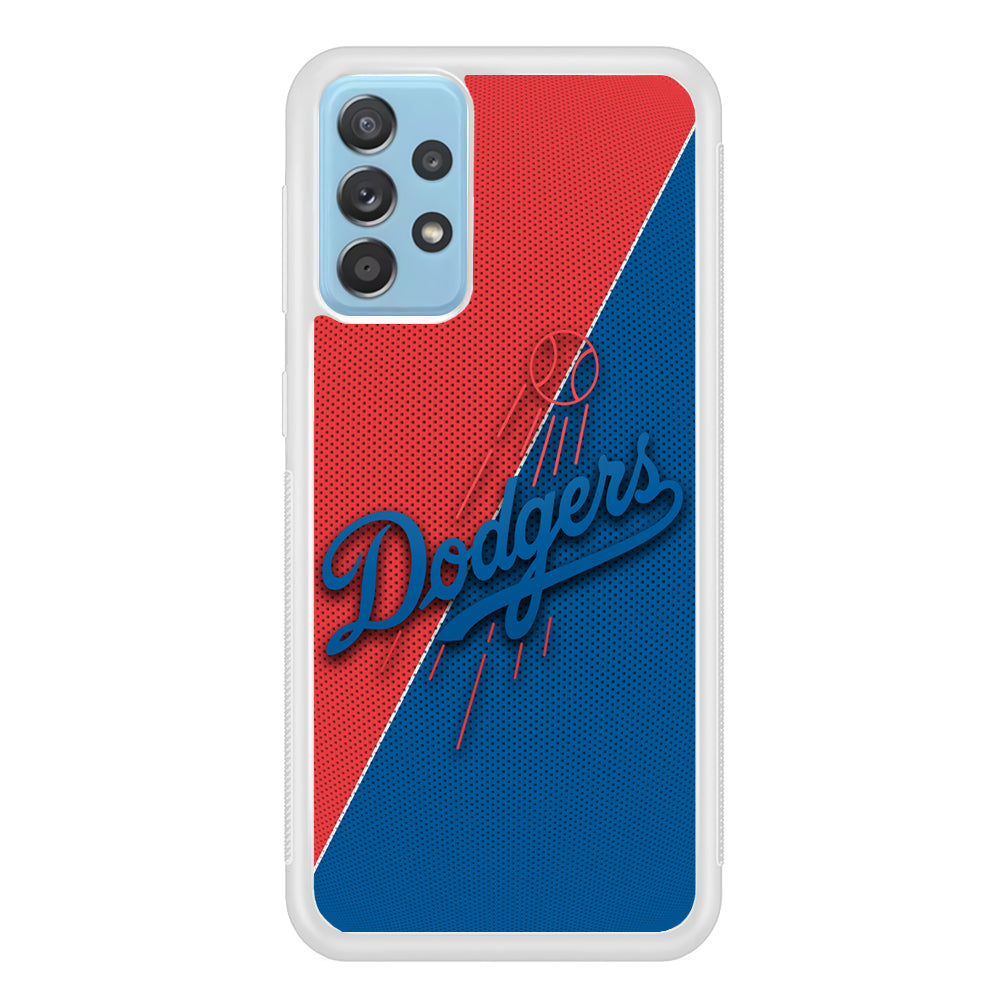 LA Dodgers Red And Blue Colour Samsung Galaxy A72 Case